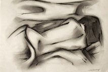 should her shoulder
*
fusaggine
charcoal
*
32x25cm, ottobre 2007