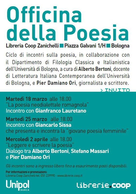 officina della poesia a Bologna
